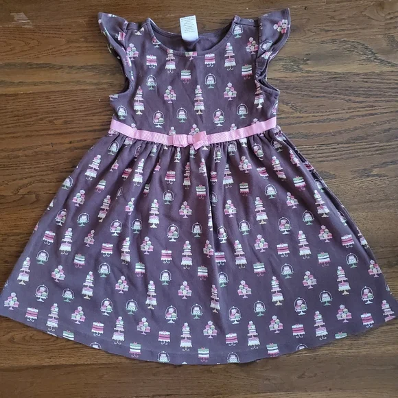 Gymboree | Dresses | Vtg Gymboree Girls 5 Brown Tea Cake Play Dress |  Poshmark